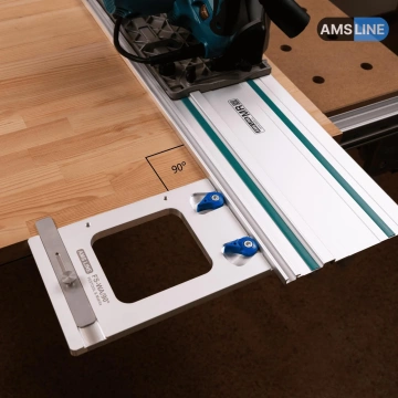 Угловой упор AMS FS-WA 90 для направляющих шин Festool, FR, Makita, MR