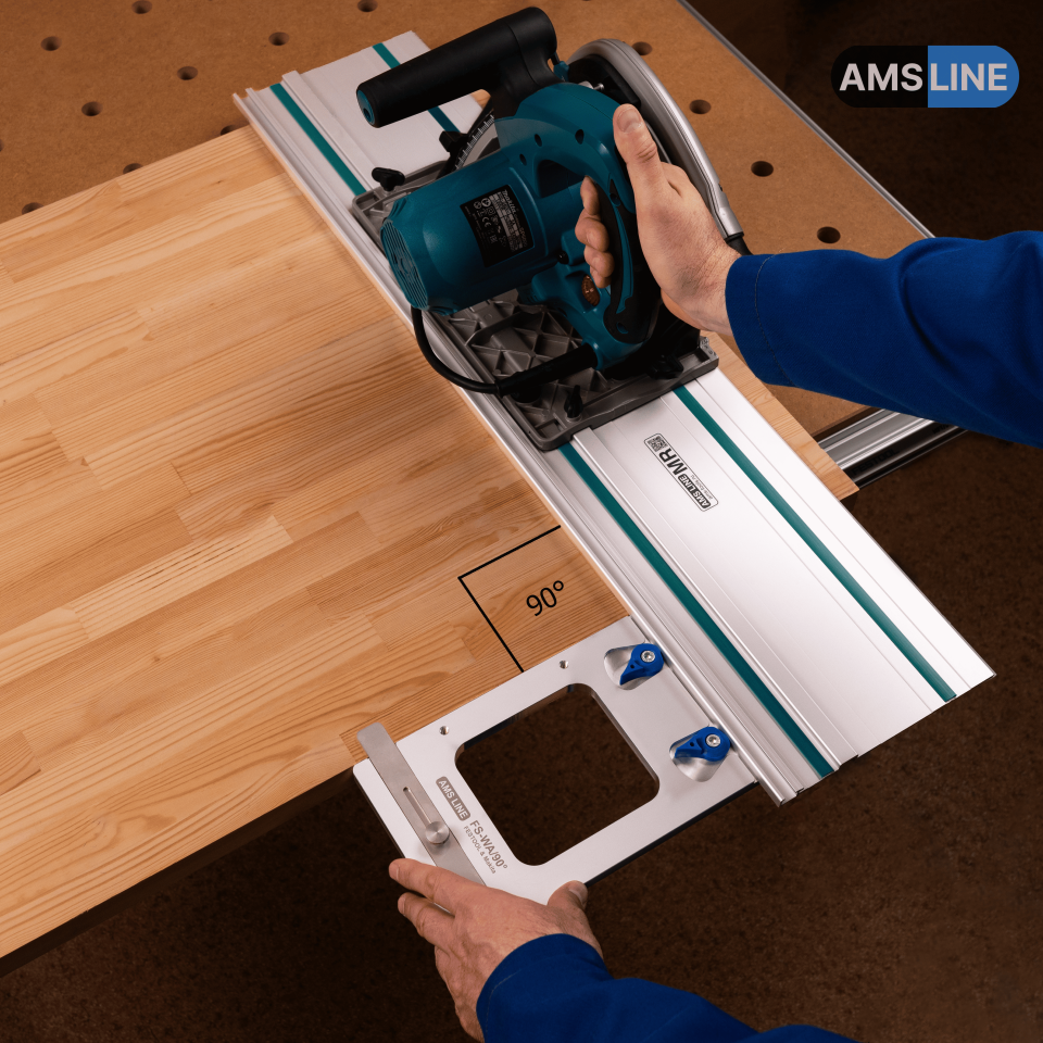 Угловой упор AMS FS-WA/90 для шин Festool, Makita, Triton 