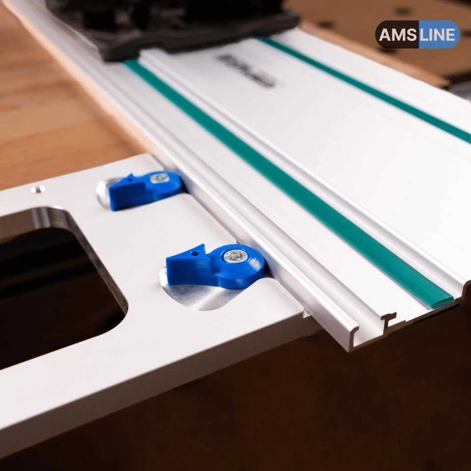 Угловой упор AMS FS-WA 90 для направляющих шин Festool, FR, Makita, MR