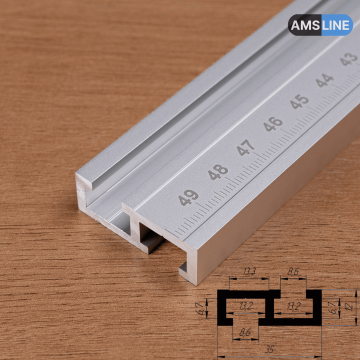 Алюминиевый профиль AMS T-Track 35мм х 12мм