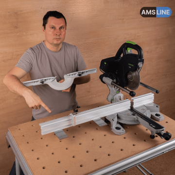 Боковой упор AMS Heavy Track 3.0 для торцовочной пилы