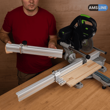 Боковой упор AMS Heavy Track для торцовочной пилы c упором на выбор