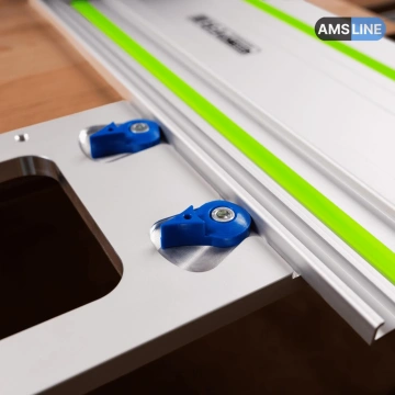 Угловой упор AMS FS-WA 90 для направляющих шин Festool, FR, Makita, MR
