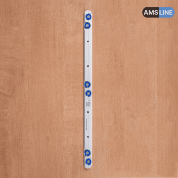 Алюминиевый ползун AMS 19мм с шайбами для профиля T-Track 45мм х 12.7мм 