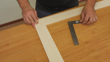 Как отпилить под 45 градусов так, чтобы угол идеально сошелся