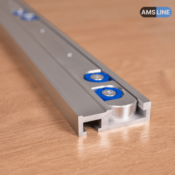 Алюминиевый ползун AMS 19мм с шайбами для профиля T-Track 45мм х 12.7мм 