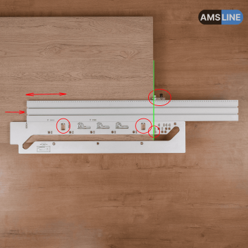 Шаблон для фрезерования столешниц AMS APS 900/2 (еврозапил)