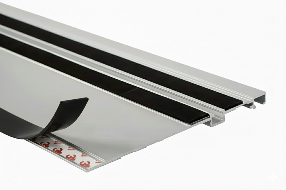 Лента противоскольная AMS для направляющих шин Festool, Makita, DeWalt, Bosch FSN 200мм, Hilti