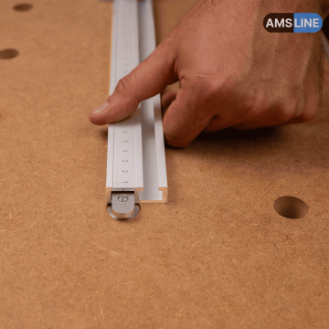 Упор-расширитель AMS с креплениями для пиления на MFT-столе