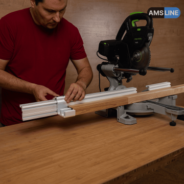 Боковой упор AMS Heavy Track для торцовочной пилы c упором на выбор