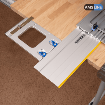 Угловой упор AMS FS-WA/90 для направляющих шин Bosch, Mafell, Flex, BR 140мм