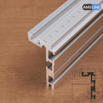 Алюминиевый профиль AMS T-Track 68мм х 35мм