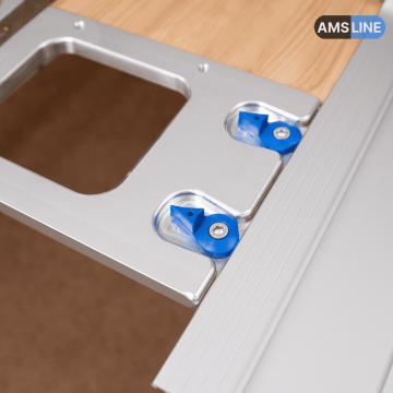 Угловой упор AMS FS-WA/90 для направляющих шин Bosch, Mafell, Flex, BR 140мм