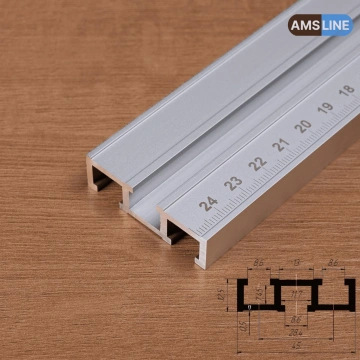 Алюминиевый профиль AMS T-Track 45мм х 12.5мм