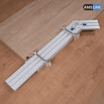 Профиль-клюшка AMS с откидным упором и адаптером для фрезерования