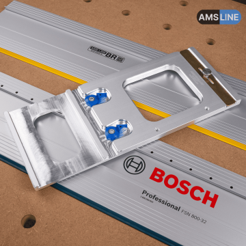 Угловой упор AMS FS-WA/90 для направляющих шин Bosch, Mafell, Flex, BR 140мм