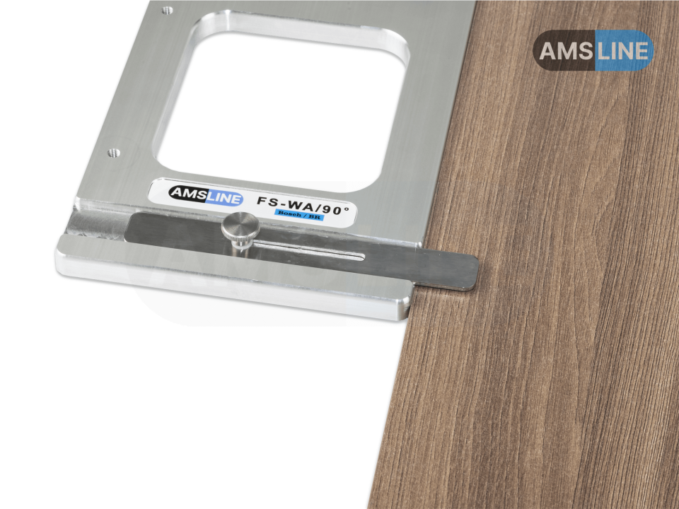 Угловой упор AMS FS-WA/90 для шин Bosch, Mafell, Flex, AMS BR 140мм
