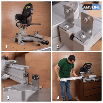 Боковой упор AMS Heavy Track 3.0 для торцовочной пилы