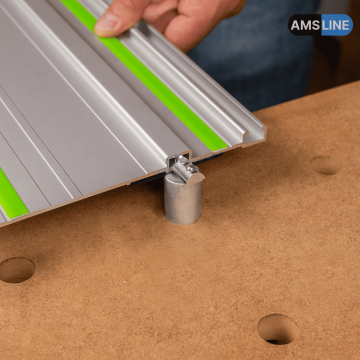 Упор-расширитель AMS с креплениями для пиления на MFT-столе