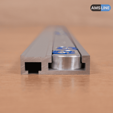Алюминиевый ползун AMS 19мм с шайбами для профиля T-Track 45мм х 12.7мм 