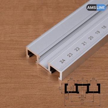 Алюминиевый профиль AMS T-Track 45мм х 12.5мм