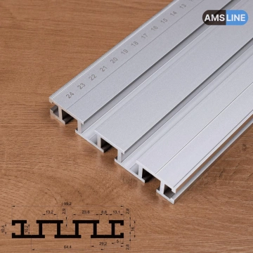 Алюминиевый профиль AMS T-Track 99мм х 16мм
