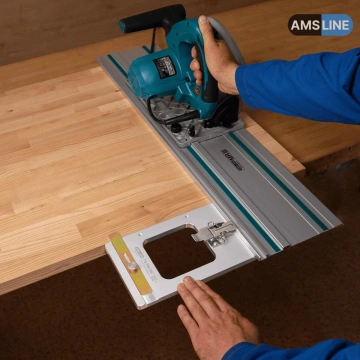 Угловой упор AMS FS-WA 90 для направляющих шин Festool, FR, Makita, MR