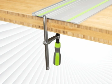 Струбцина винтовая для направляющих шин Festool, Makita, DeWalt, Triton, Metabo, Line