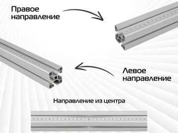 Алюминиевый профиль AMS T-Track 40мм х 40мм