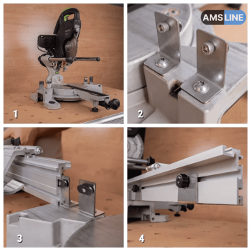 Боковой упор AMS Heavy Track 3.0 для торцовочной пилы